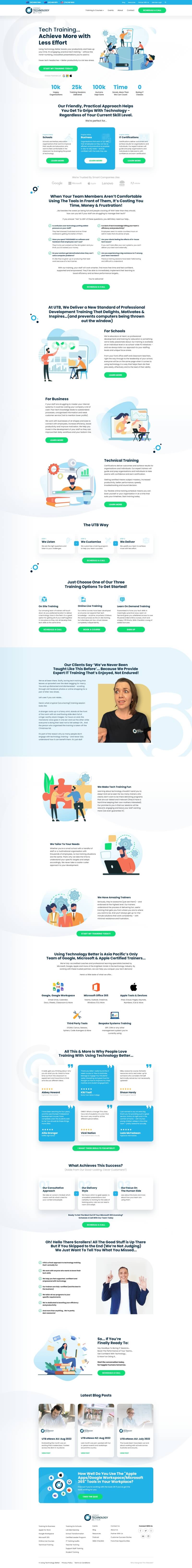 HOME - USING TECHNOLOGY BETTER WEBSITE